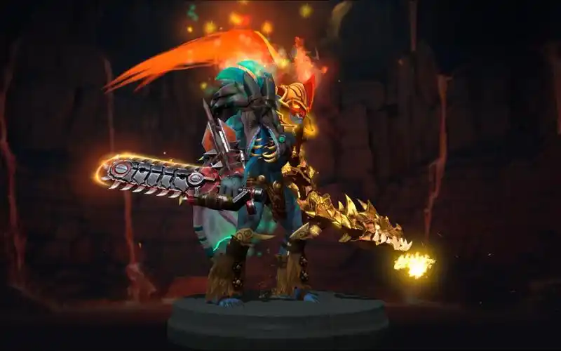 dota2 全hero的professional皮肤show-哈斯卡 【金bian在手!