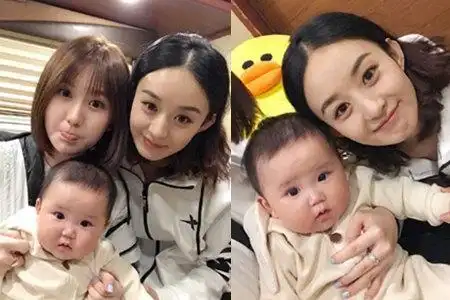 在早些时候,艺人李盼就在个人社交网页上晒出了自己携宝宝探望赵丽颖