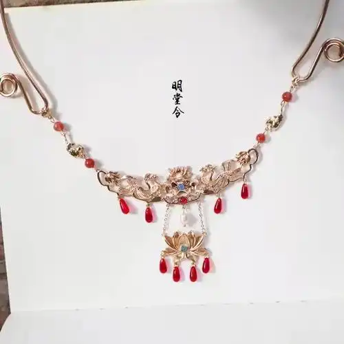 玛瑙多宝璎珞项圈