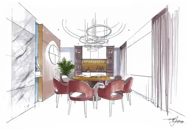 餐厅空间表现教程视频第六课