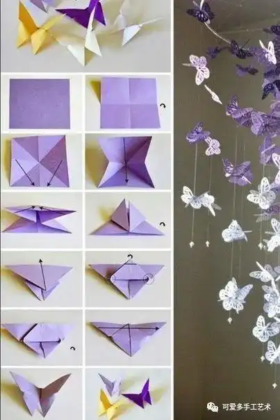 彩色卡纸手工制作风铃(用卡纸做风铃)