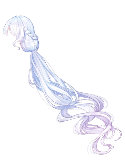 触漫人物发型素材