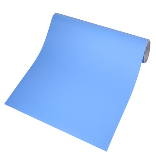 加厚纯色墙纸素色自粘蔚蓝色亚光波音软片家具翻新贴磨砂防水贴纸