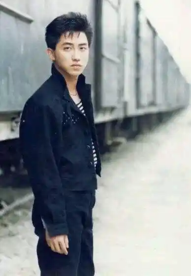 " 年轻时候的哈林,可真帅啊.