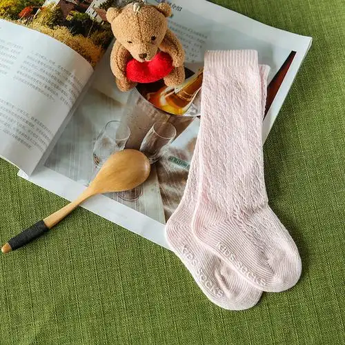 进口移圈机针织,大网眼设计 袜子做到最薄 袜口松开设计 胖宝宝穿着也