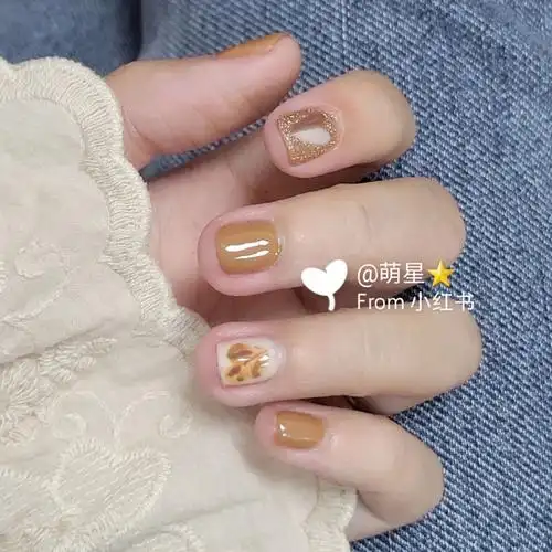 初秋柿子美甲‖秋天的颜色93