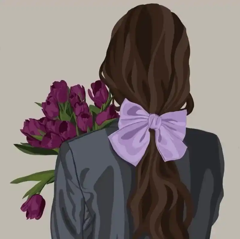 情侣头像 #捧花情头 #头像  - 抖音