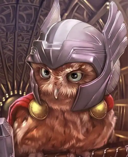 猫头鹰卡通图片(动漫人物都被替换成了猫头鹰) - 赤虎壹号