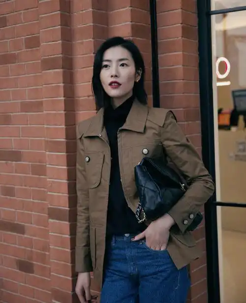 刘雯随性秋冬街拍大片写真图片1818