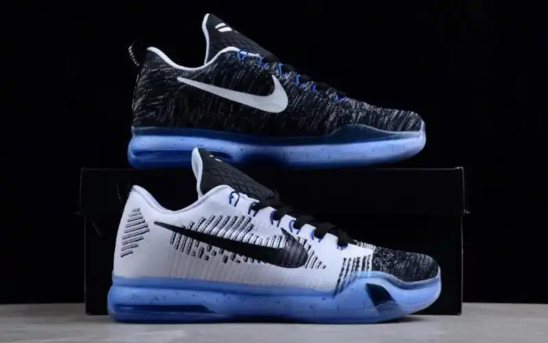 耐克 nike kobe 10 htm shark jaw 太极科比十精英篮球鞋805937-101