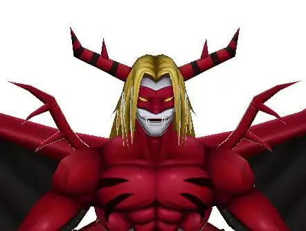 数码宝贝究极吸血魔兽纸模型