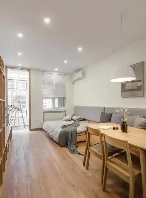 巧夺天工!60㎡一居室爆改成舒适惬意两居室,布局清爽,温馨