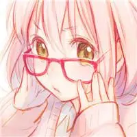 日系萌萌的软妹子戴眼镜动漫女生头像图片