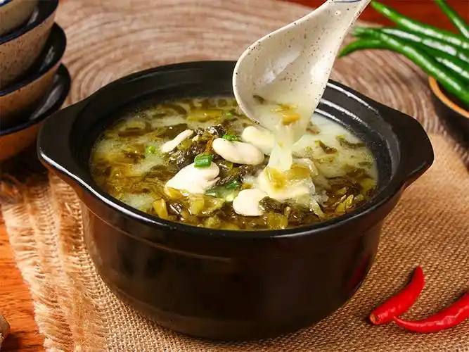 酸菜豆瓣汤