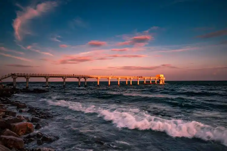 下一组 海滩晚霞