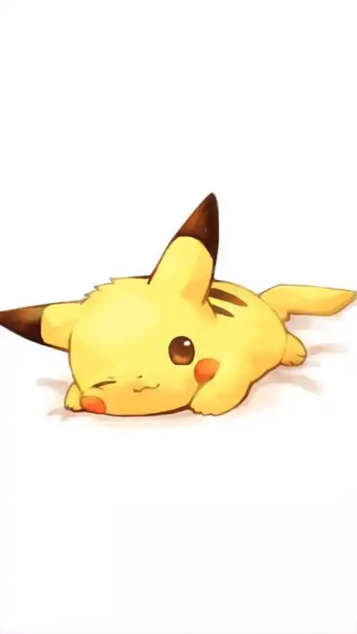 呆萌可爱皮卡丘手机壁纸_卡通_手机壁纸下载_美桌网