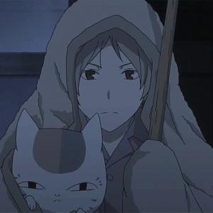 夏目友人帐夏目贵志猫咪老师娘口三三自截头像