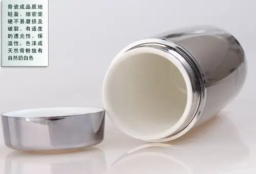 正品银杏世宝陶瓷内胆保温杯骨瓷内胆不锈钢真空男女商务直身杯子