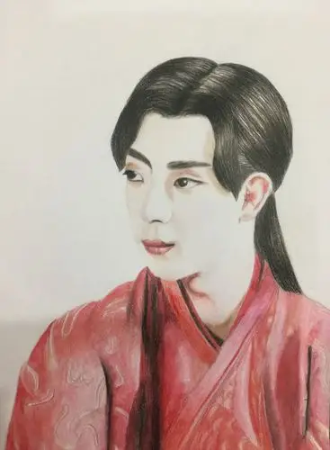 手绘红衣旭凤邓伦