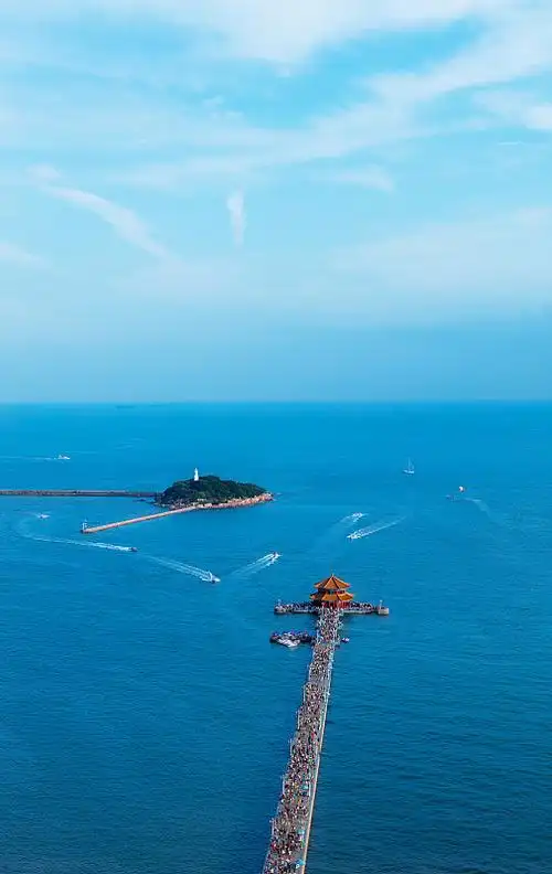 青岛海滨城市风光