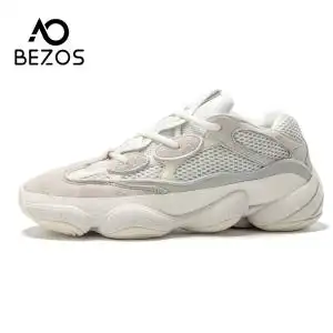 bezos椰子500官网正品黑武士老爹鞋ins潮厚底运动yeezy春季情侣鞋