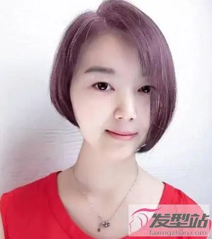 女生短发不对称发型 长短不一有层次回头率高