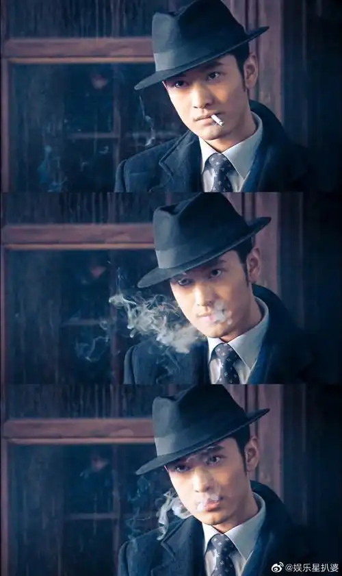 黄晓明极挑民国造型梦回许文强