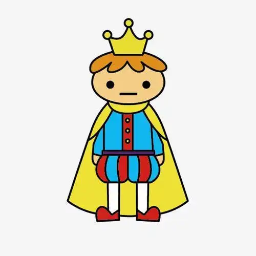 童话故事里的王子简笔画集