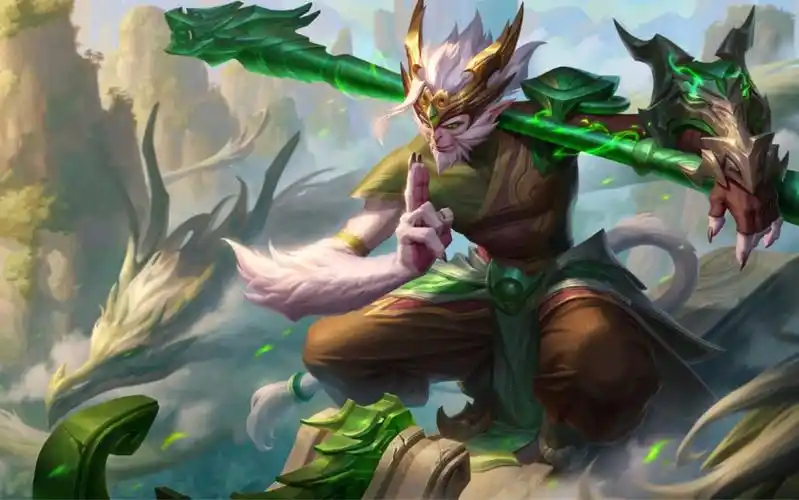 【英雄联盟手游】定海神针 孙悟空 原画和出场动画_哔哩哔哩bilibili