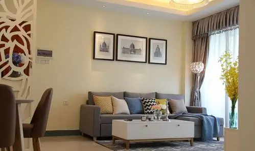 客厅墙面,颜色这样搭真好看,恨不得马上将自家重刷一遍!