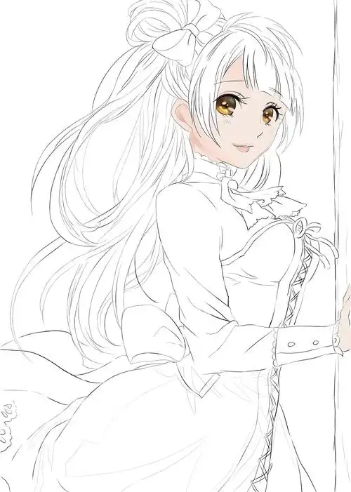 二次元插画 临摹练习-4