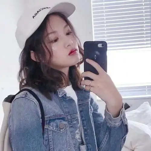 自拍牛仔女头像