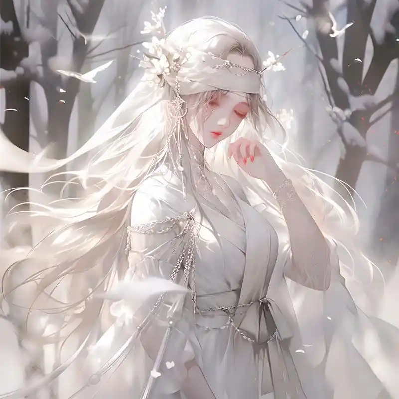 白色系,好仙呀,大爱!▏古风女生头像