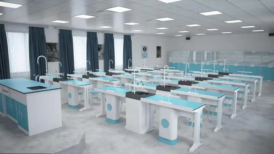 实验台工作台中小学生新型铝塑实验桌物理化学生物实验室科学探究实验