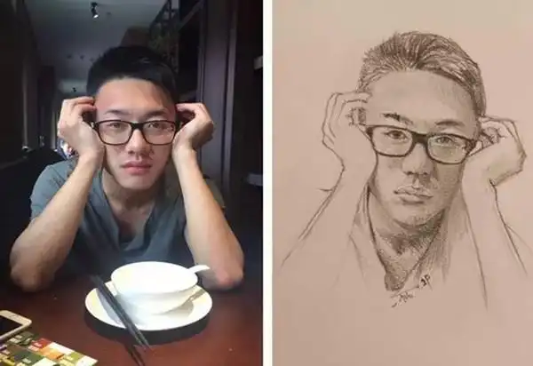 你晒自拍我来画,为你量身定制专属头像