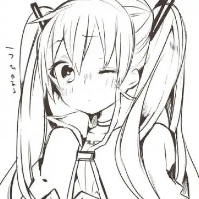 动漫女黑白头像_女生头像_我要个性网