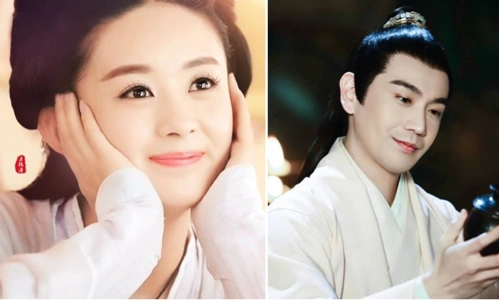 看看这两个人的同框照,感觉p一下,可以当成白子画和花千骨!