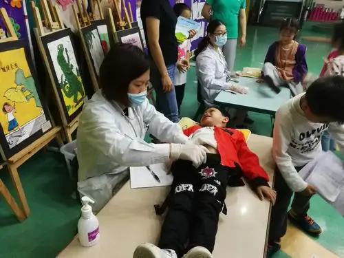 健康呵护,快乐成长――天佑幼儿园幼儿健康体检