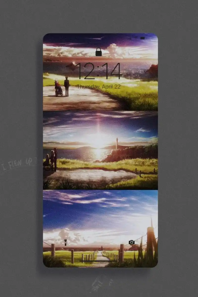 三屏壁纸#高清壁纸 #夏 - 抖音