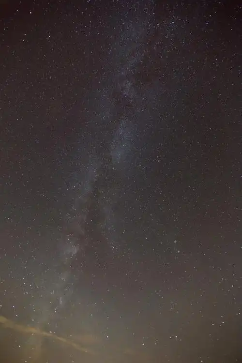 乳白色,方式,银河,天空,星星,晚上,银河