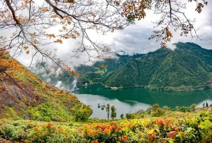 养在盐边,二滩百里生态长廊上的一"龙"长舞