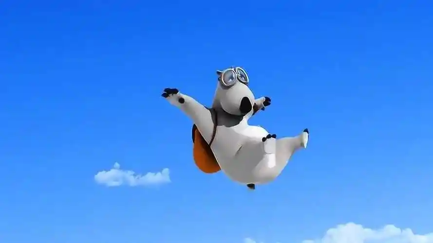 倒霉熊高空降落中无聊了不行你再睡会