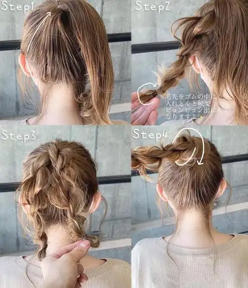 三款高颅顶扎发打造完美后脑勺_扎发教程 - 美发站