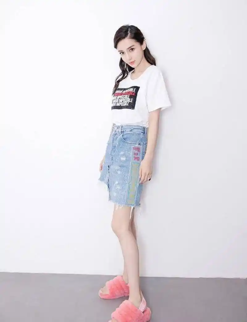angelababy身高到底是1米69还是1米59?这4张自拍照p图p的穿帮了