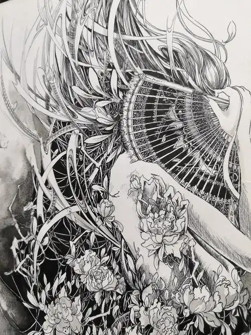 《黑白画意》临练