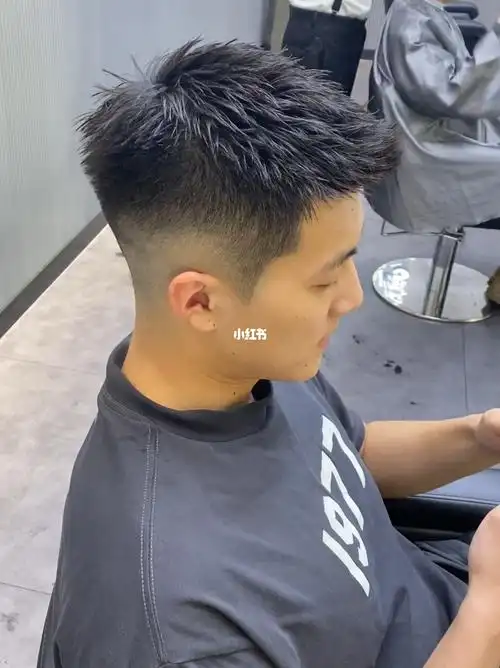 男士低落渐变短发