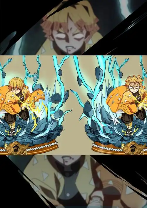 鬼灭之刃原创我妻善逸霹雳一闪