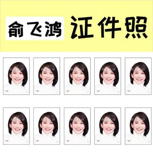 刑警之海外行动俞飞鸿1寸证件照演唱会应援周边生日礼物