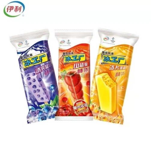 仅06499伊利冰工厂雪糕25支蜜桃山楂蓝莓多拼