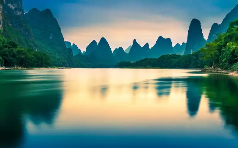 广西桂林唯美自然风光桌面壁纸-风景壁纸-手机壁纸下载-美桌网